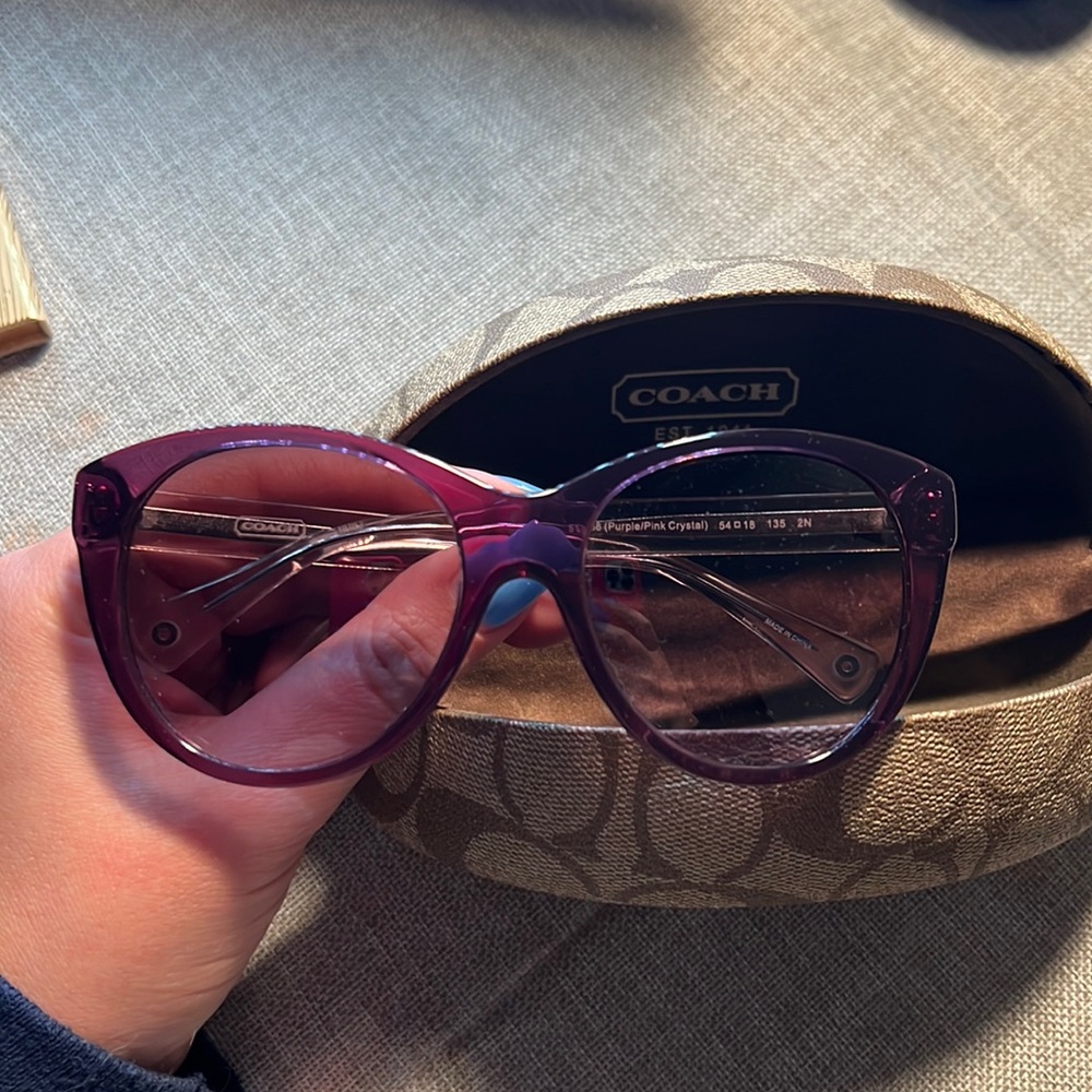 REAL coach sunglasses